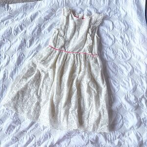 Johnnie B Mini Boden White Eyelet Sundress 9-10y